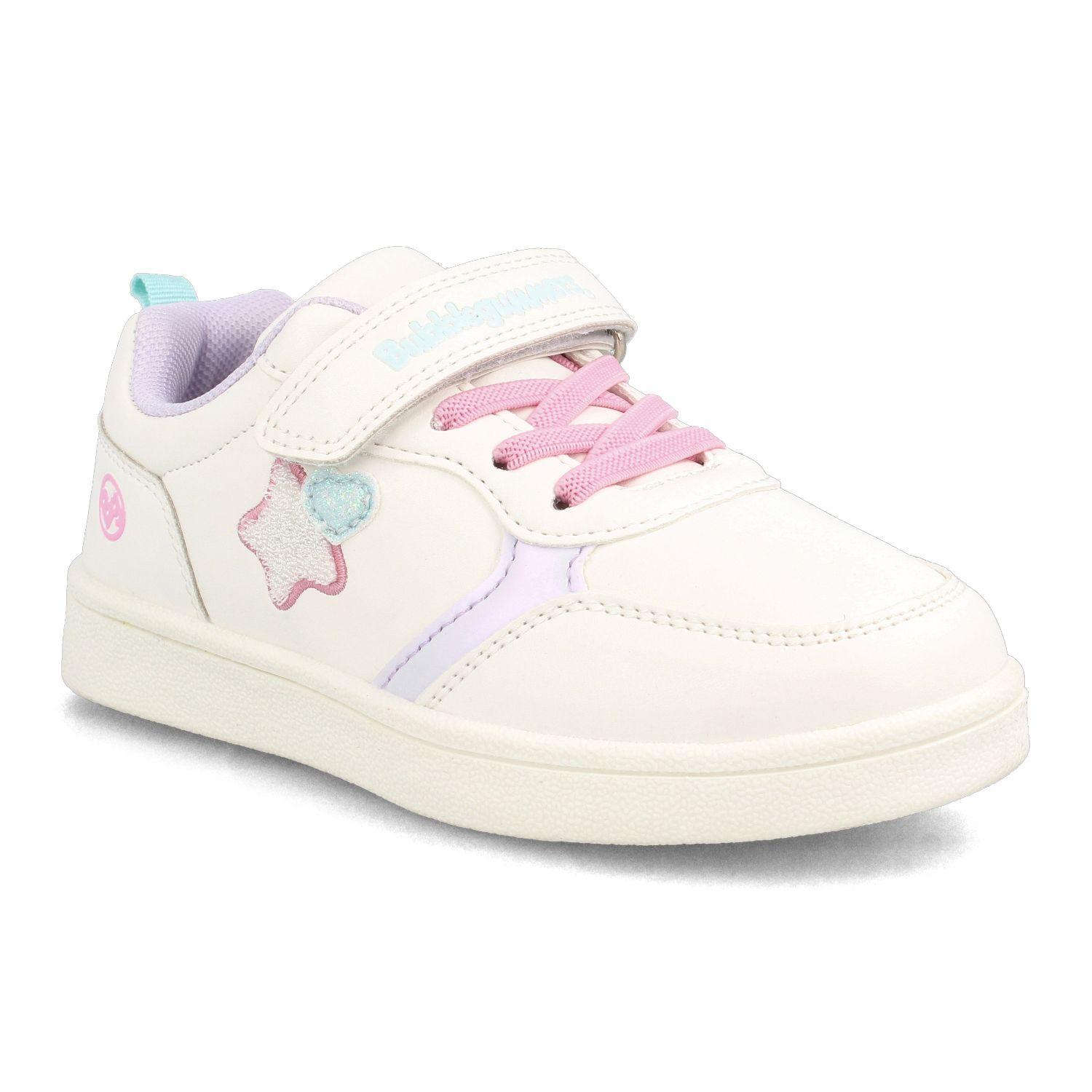 Zapatilla Niña Bubblegummers Clavel Blanco-Lila I-1