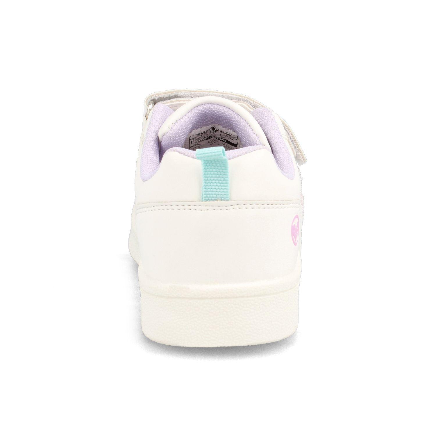 Zapatilla Niña Bubblegummers Clavel Blanco-Lila I-2