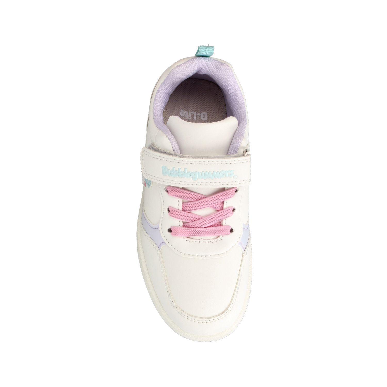 Zapatilla Niña Bubblegummers Clavel Blanco-Lila I-3