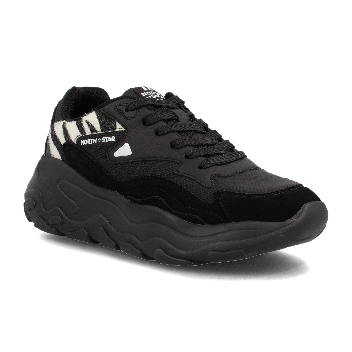 Zapatilla Mujer North Star K-Star Negro-1