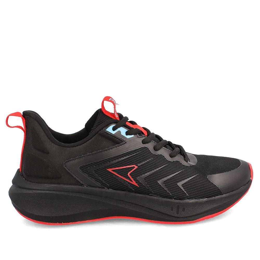 Zapatilla Hombre Power Swift Negro-Rojo-4