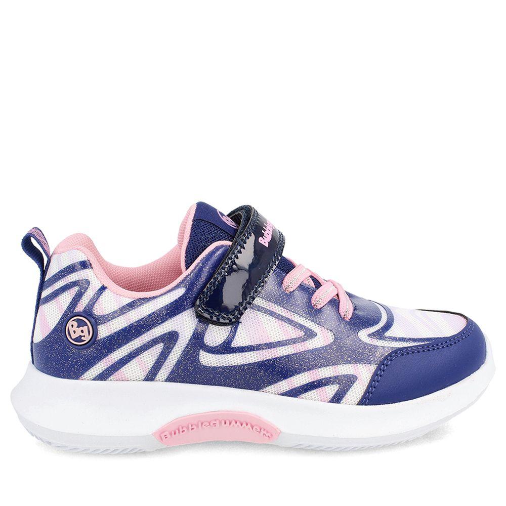 ZAPATILLA NIÑA BUBBLEGUMMERS NATSUKI AZUL - ROSADO 30 - 33-4