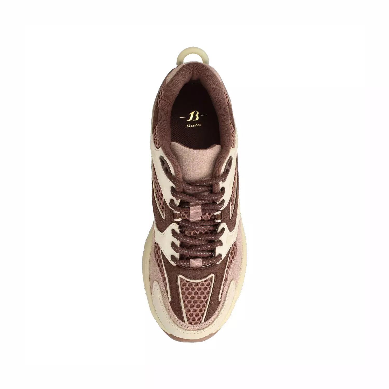Zapatilla Mujer Bata Janky Taupe-3
