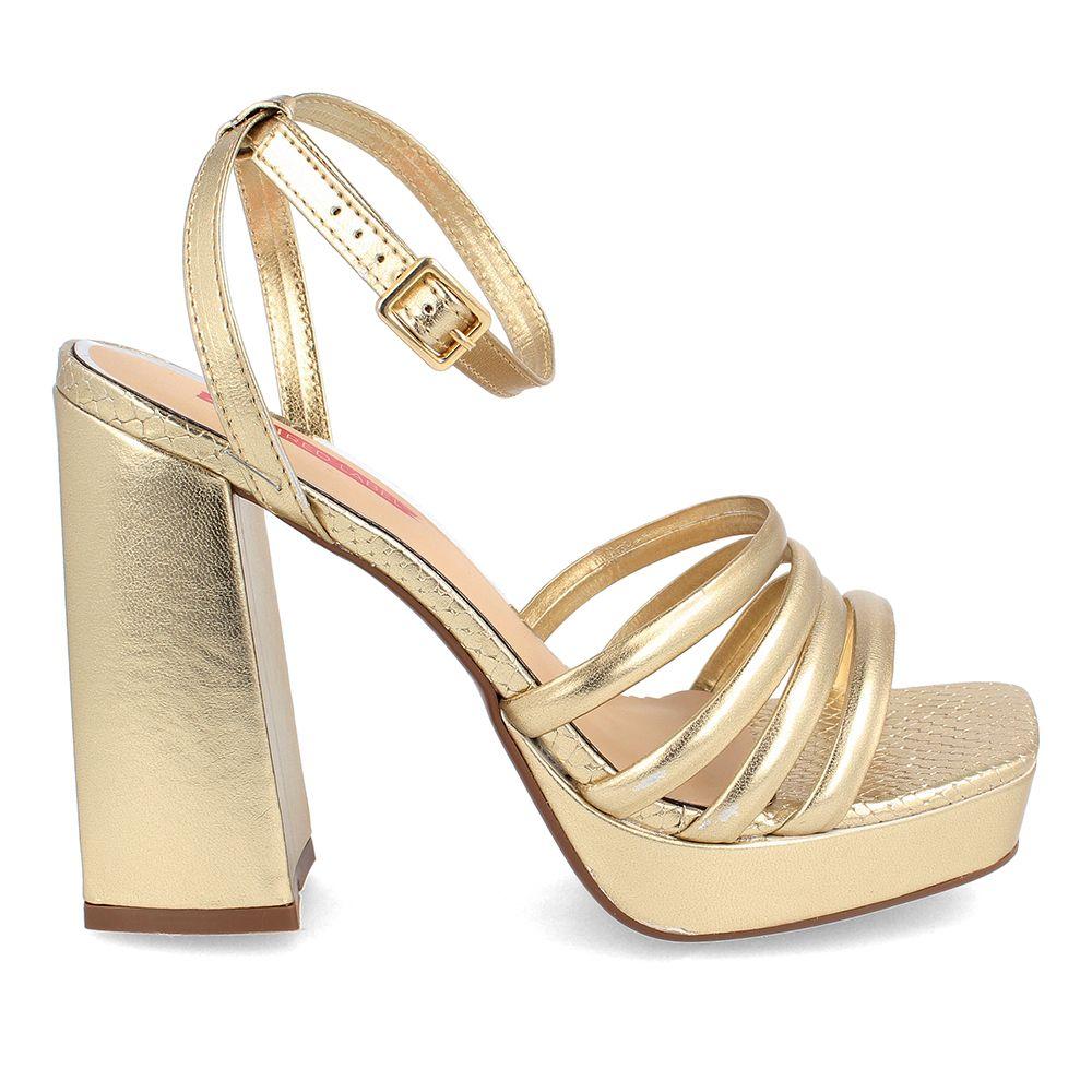 SANDALIA MUJER BATA RED LABEL KIRA GOLD-4