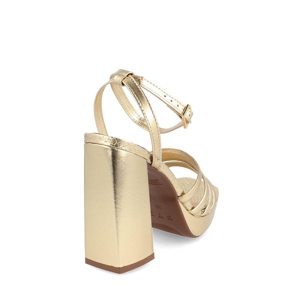 SANDALIA MUJER BATA RED LABEL KIRA GOLD-3