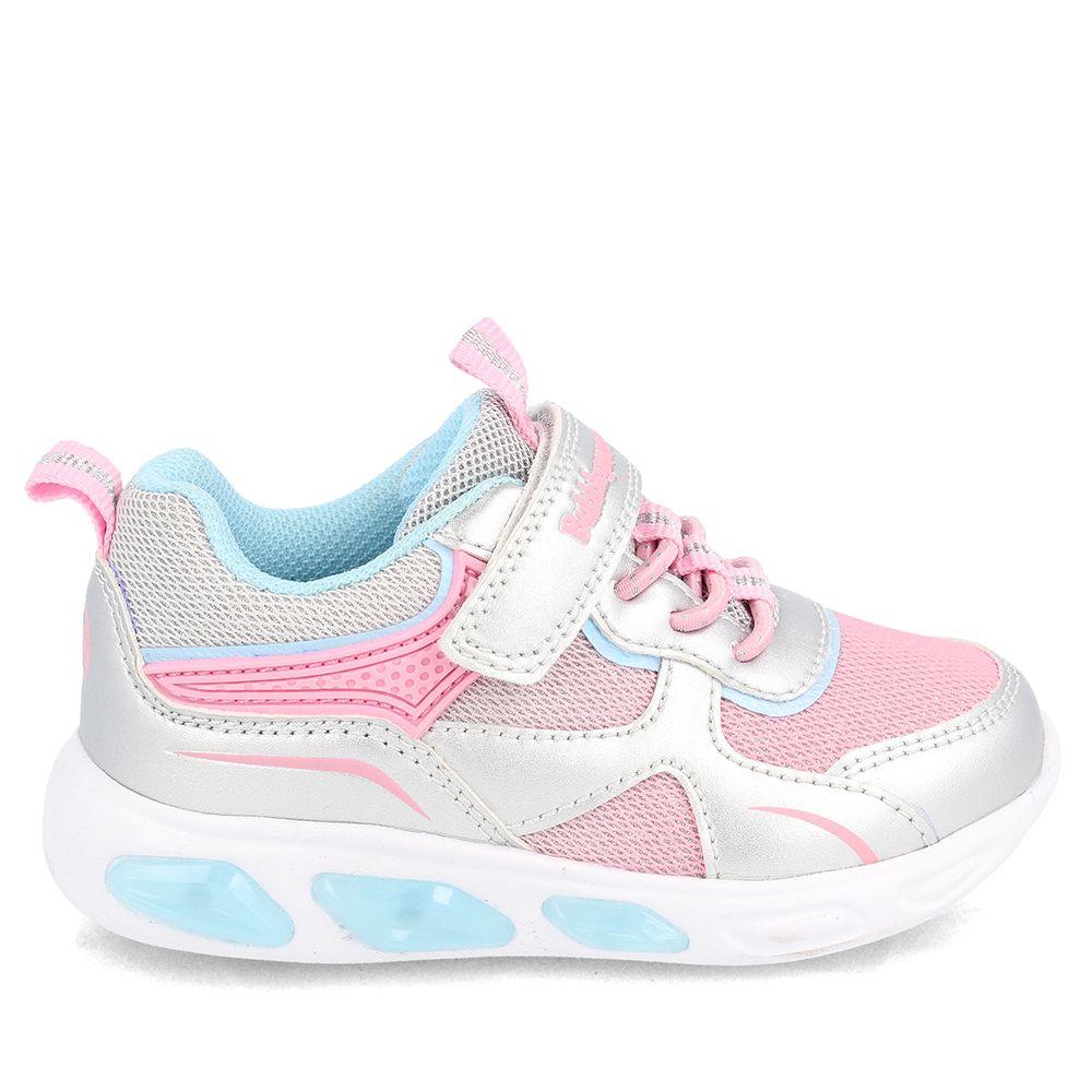 ZAPATILLA NIÑA BUBBLEGUMMERS STRIDE LIGHT PLATEADO 26 - 29-4