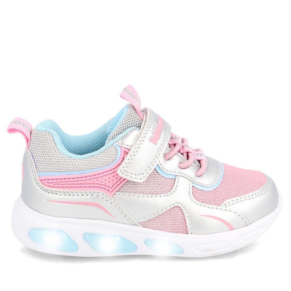 ZAPATILLA NIÑA BUBBLEGUMMERS STRIDE LIGHT PLATEADO 26 - 29-7