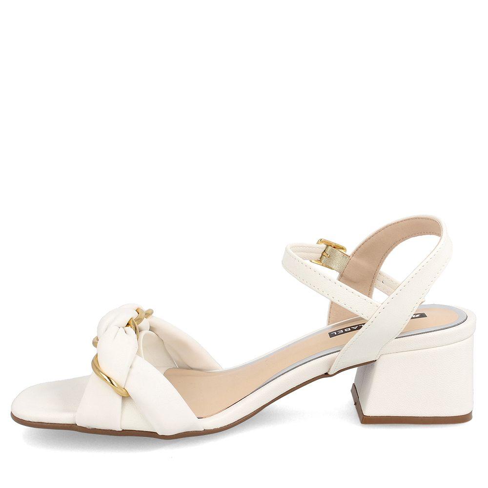 SANDALIA MUJER BATA RED LABEL SANAM BLANCO-1