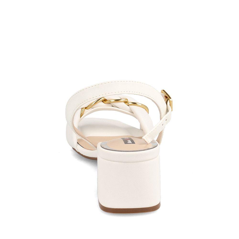 SANDALIA MUJER BATA RED LABEL SANAM BLANCO-2
