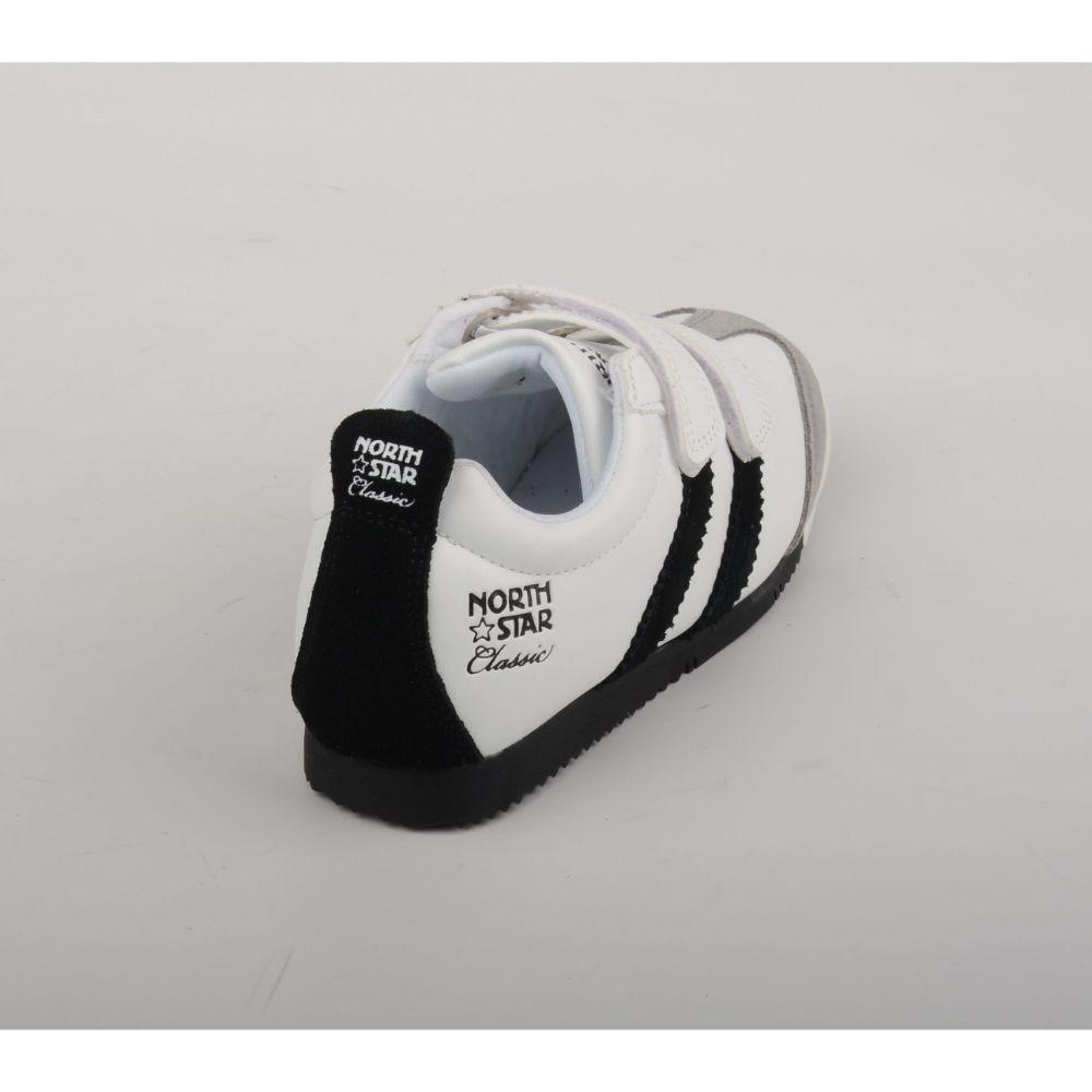 ZAPATILLA NIÑO NORTH STAR CLASSIC BLANCO - NEGRO 26 - 29-2