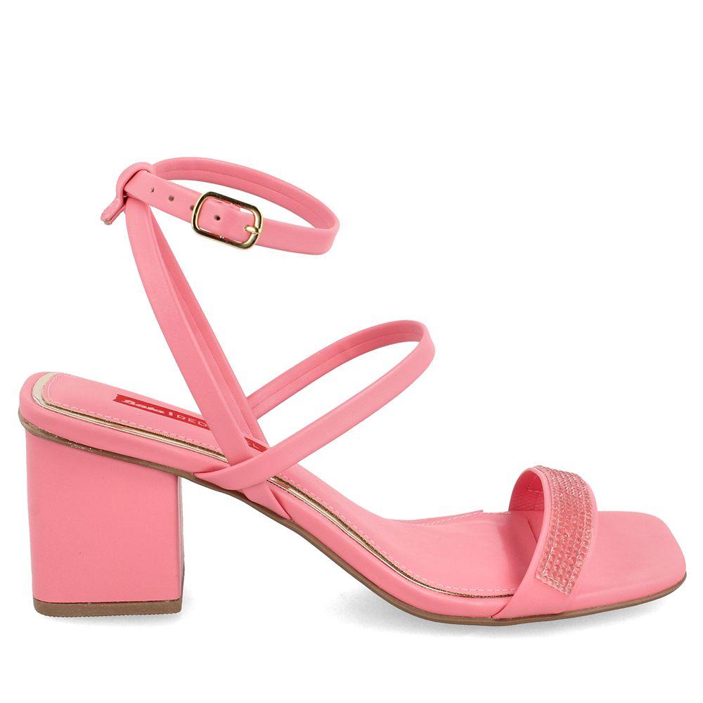SANDALIA MUJER BATA RED LABEL DALIA ROSADO-0