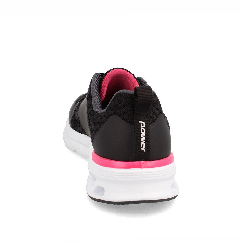 Zapatilla Mujer Power Export 100 Virgo Negro-Fucshia-2