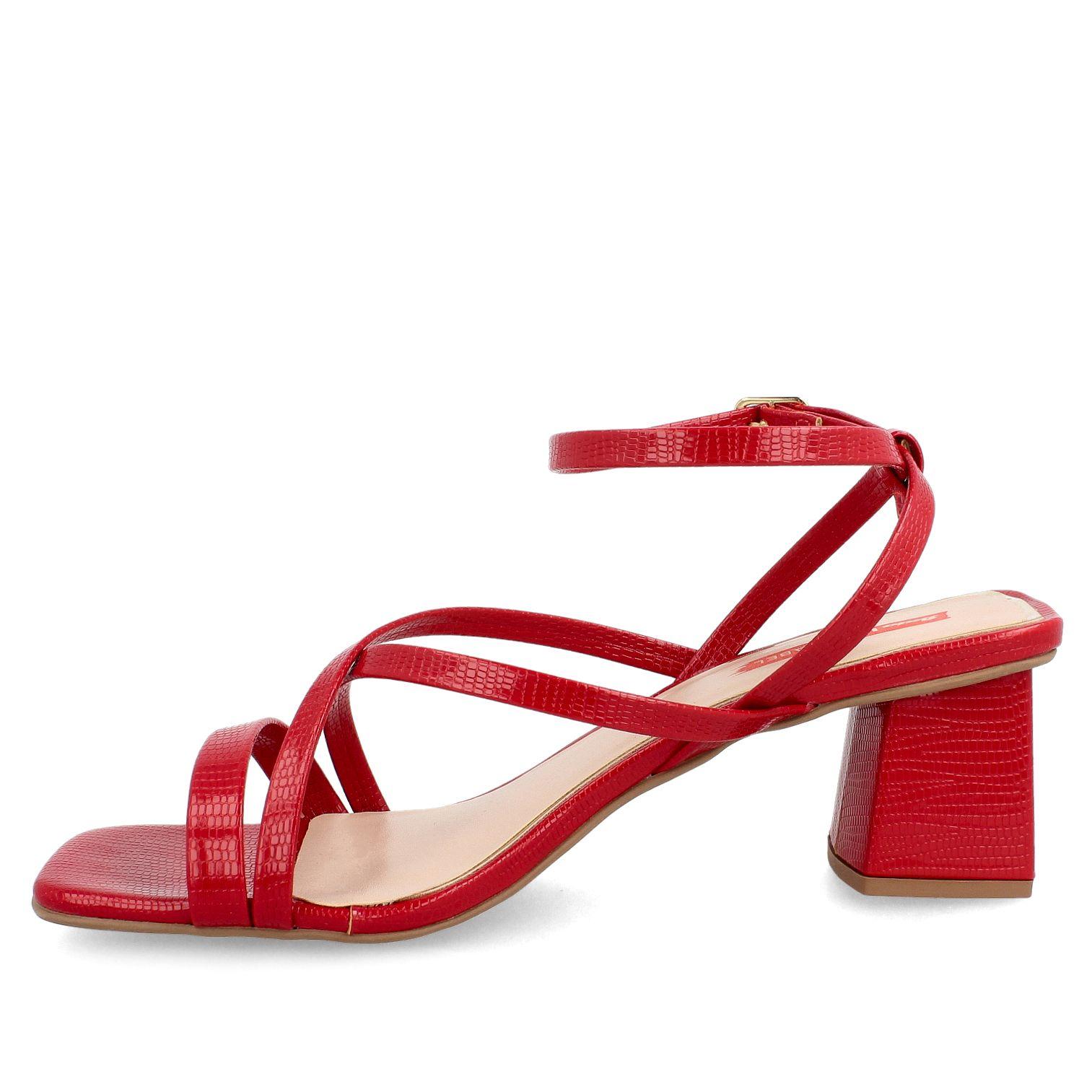 SANDALIA MUJER BATA LIRIO ROJO-1