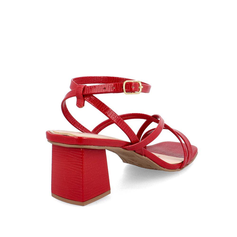 SANDALIA MUJER BATA LIRIO ROJO-3