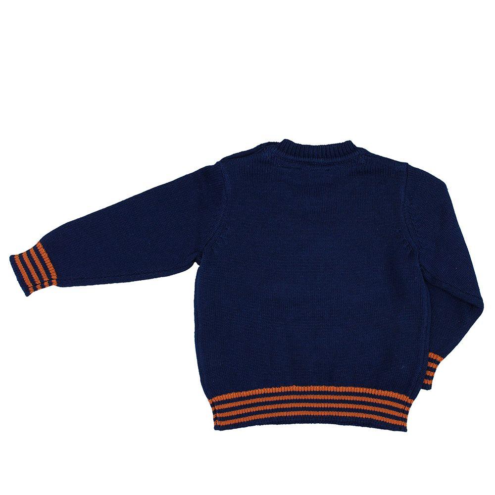 POLERON NIÑO BUBBLEGUMMERS LITTLE FARM AZUL-1