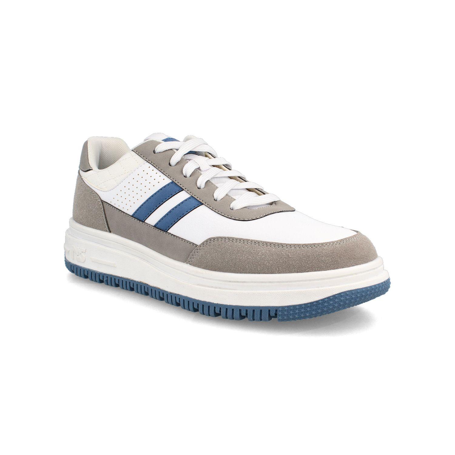 Zapatilla Hombre North Star Turk Blanco-Gris-1