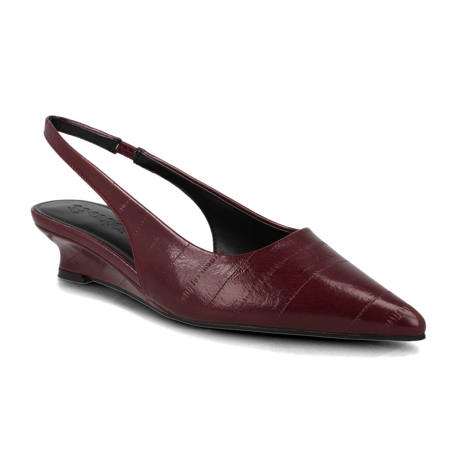 Zapato Mujer Bata York 35 Burdeo-1