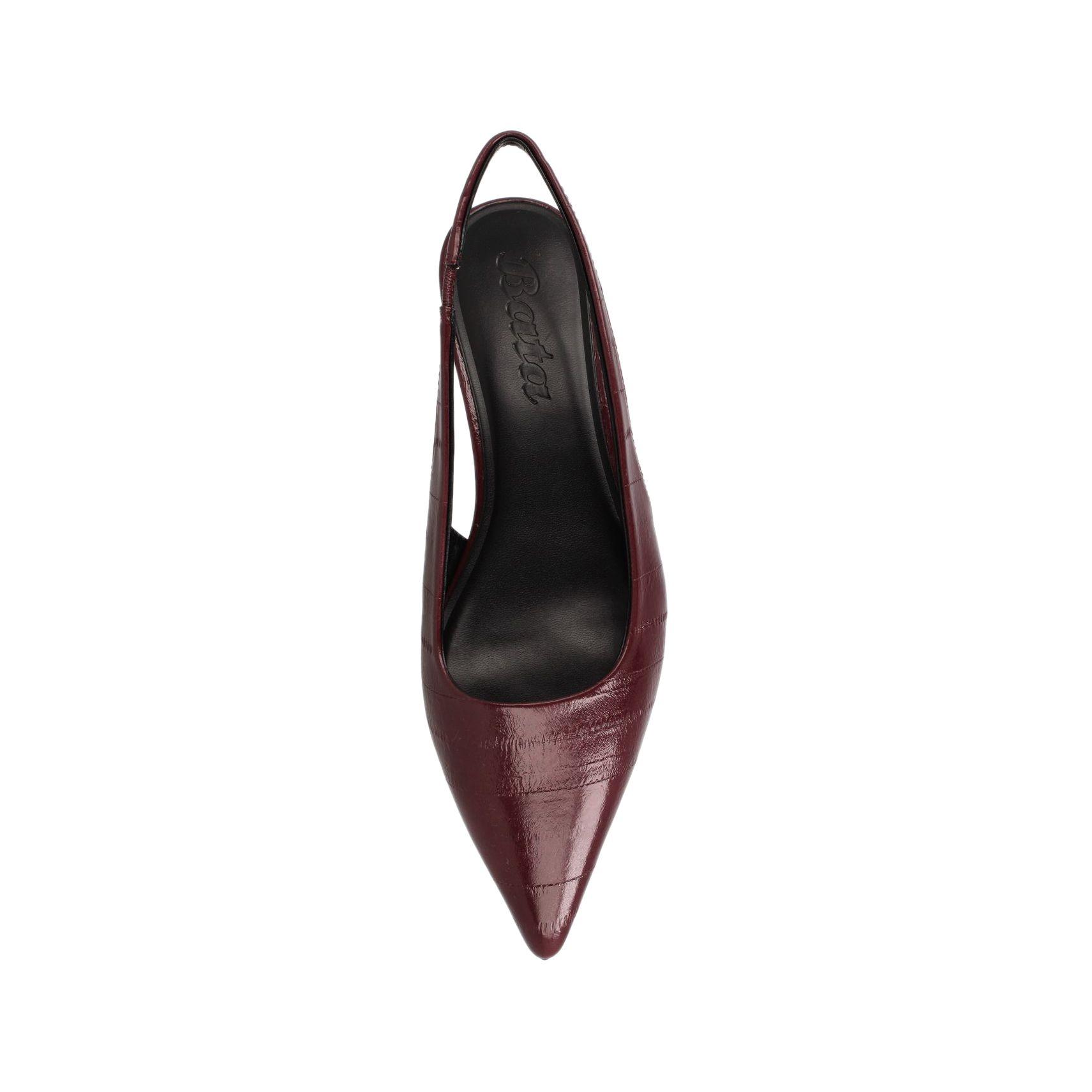 Zapato Mujer Bata York 35 Burdeo-3