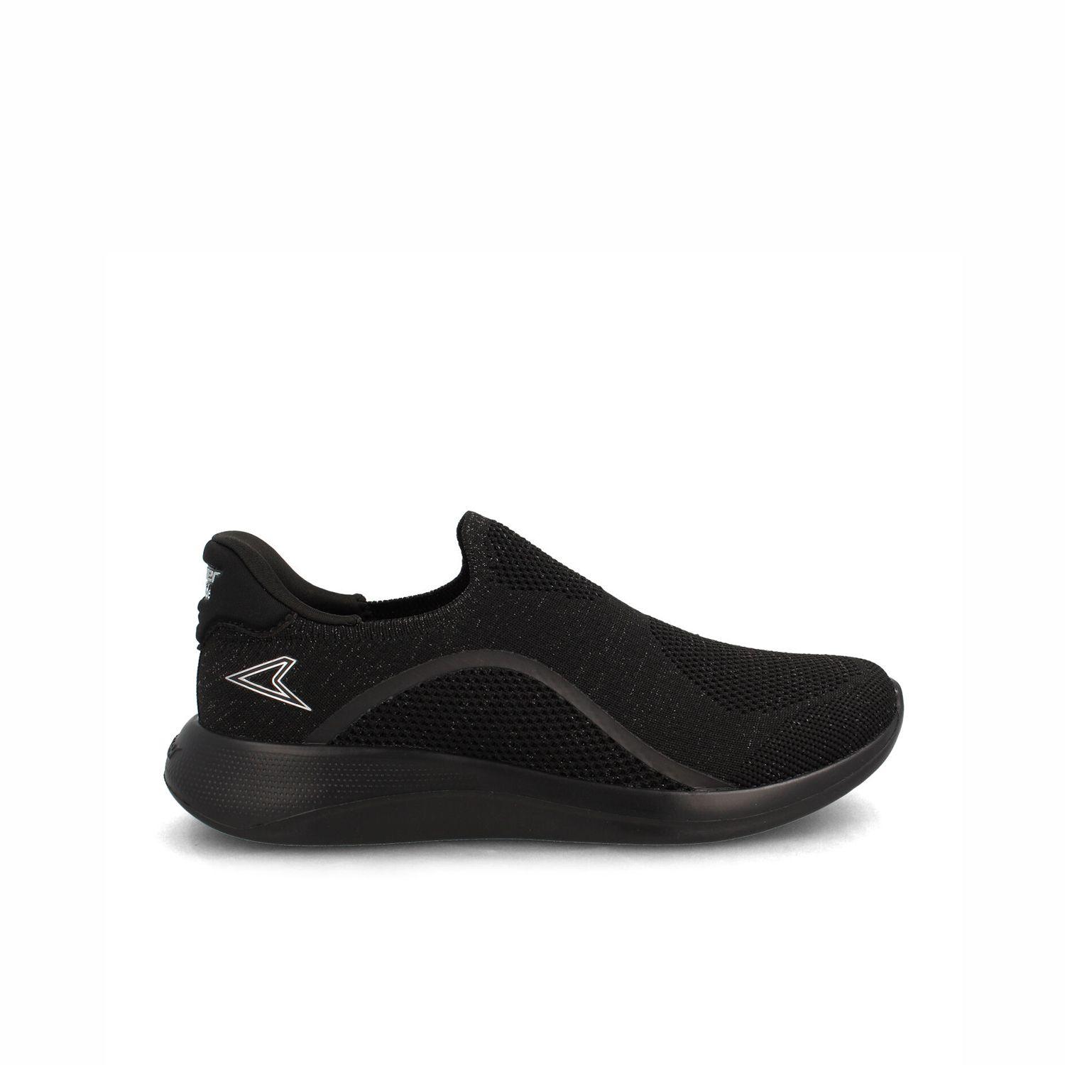 Zapatilla Deportiva Mujer N-Walk Lite Dacron Walking Negro-0