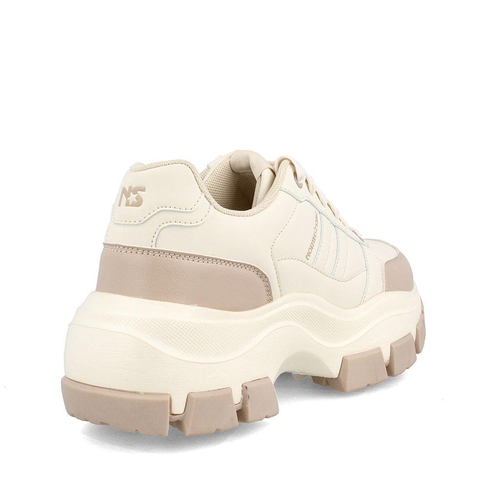 Zapatilla Mujer North Star Boor Beige-3