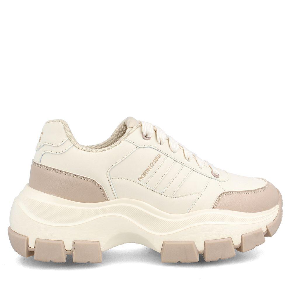 Zapatilla Mujer North Star Boor Beige-4