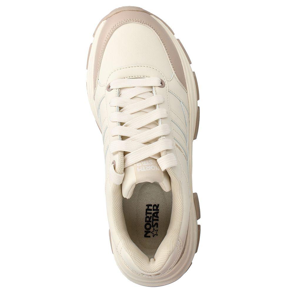 Zapatilla Mujer North Star Boor Beige-5