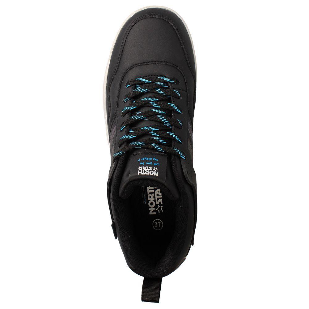 ZAPATILLA MUJER NORTH STAR EDDY NEGRO LILA-5