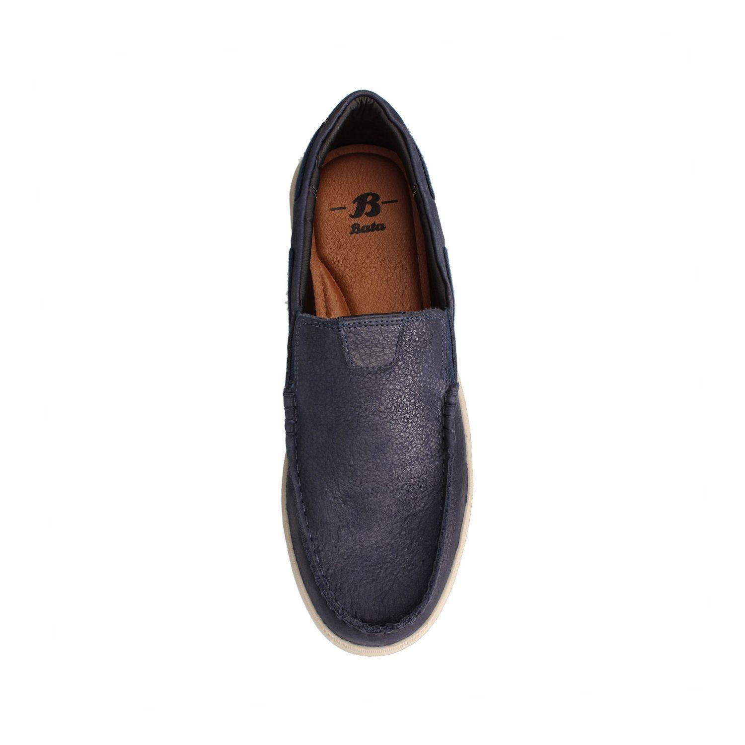 Mocasin Hombre Bata Pier Azúl Marino-3