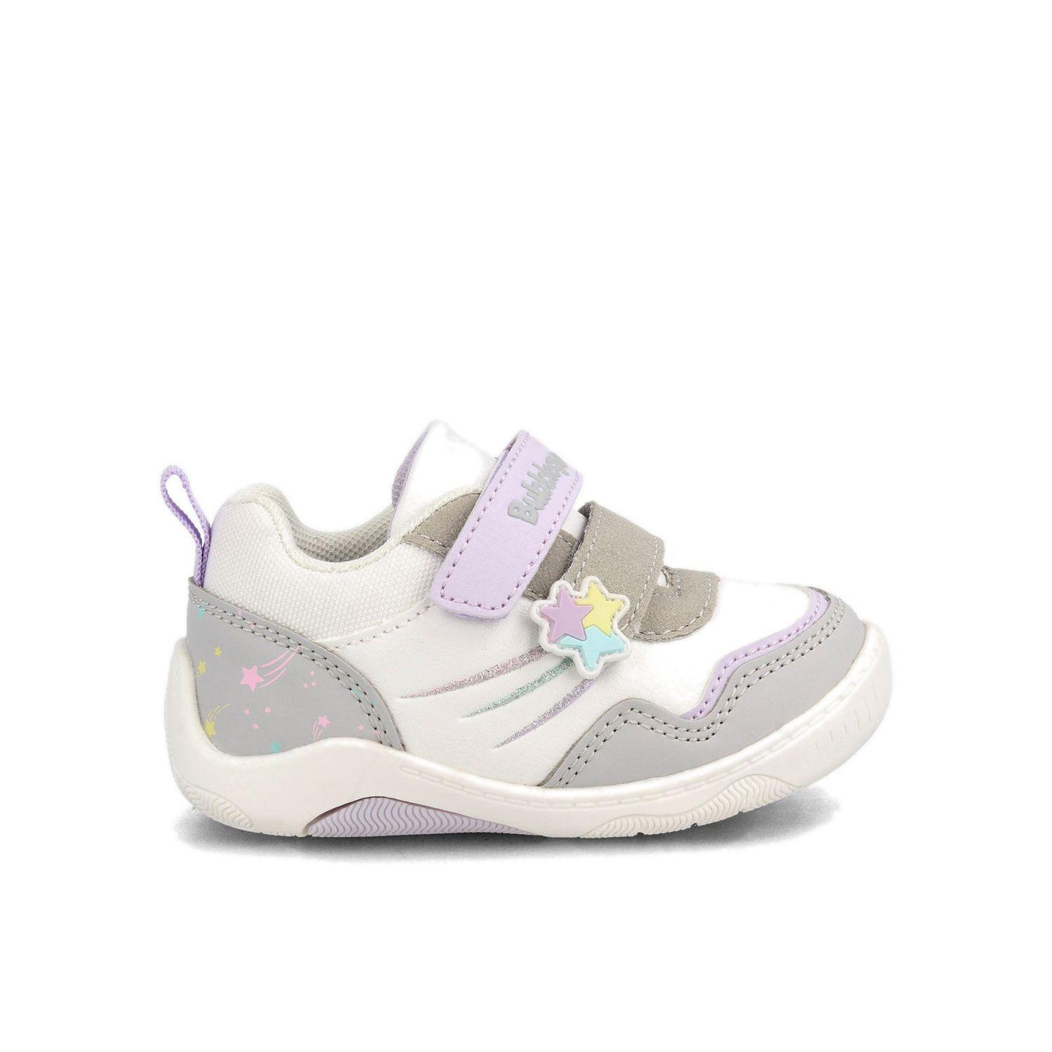 Zapatilla Niña Bubblegummers Sam Plateado/Blanco-0