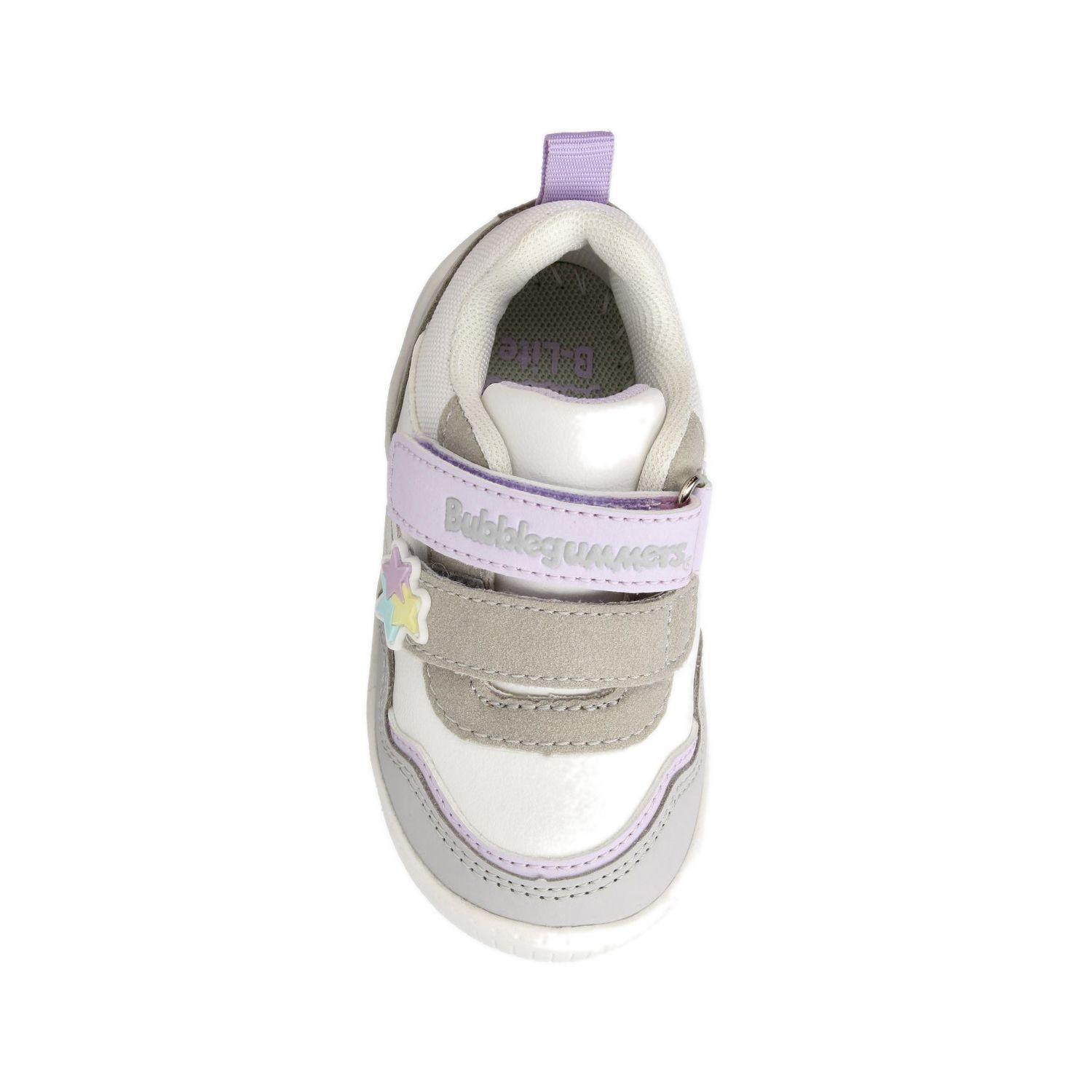 Zapatilla Niña Bubblegummers Sam Plateado/Blanco-3