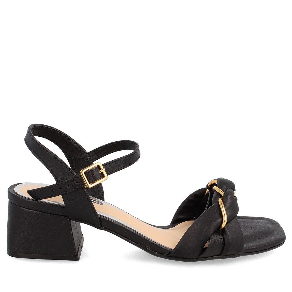 SANDALIA MUJER BATA RED LABEL SANAM NEGRO-4