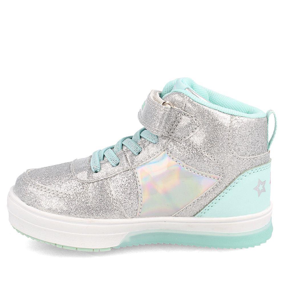 ZAPATILLA NIÑA BUBBLEGUMMERS NEON PLATEADO 22 - 25-1