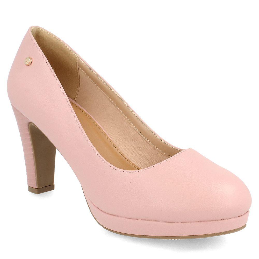 ZAPATO TACO ALTO MUJER BATA ESTHE PINK-0
