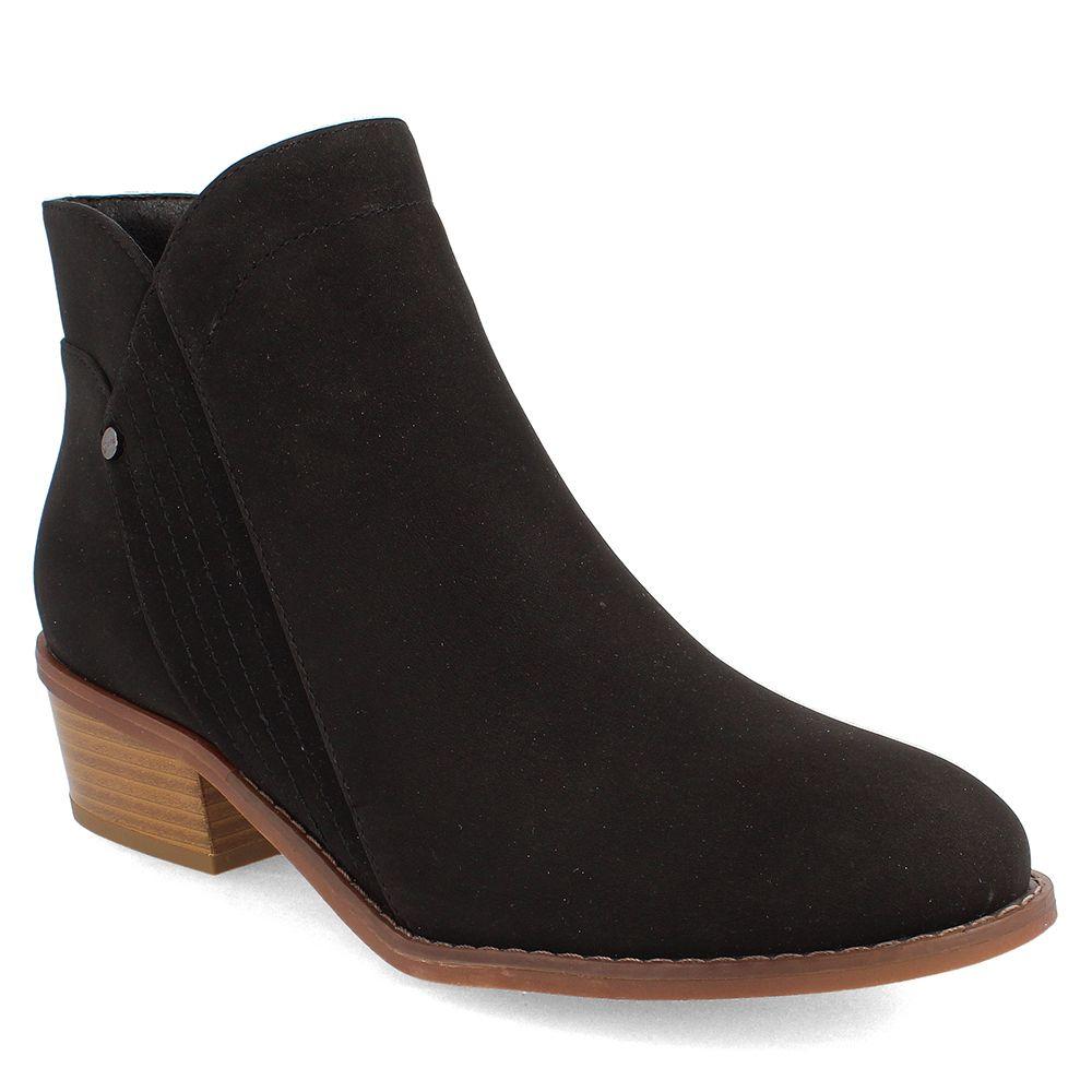 BOTÍN TEXANO MUJER BATA REAL NEGRO 2-0