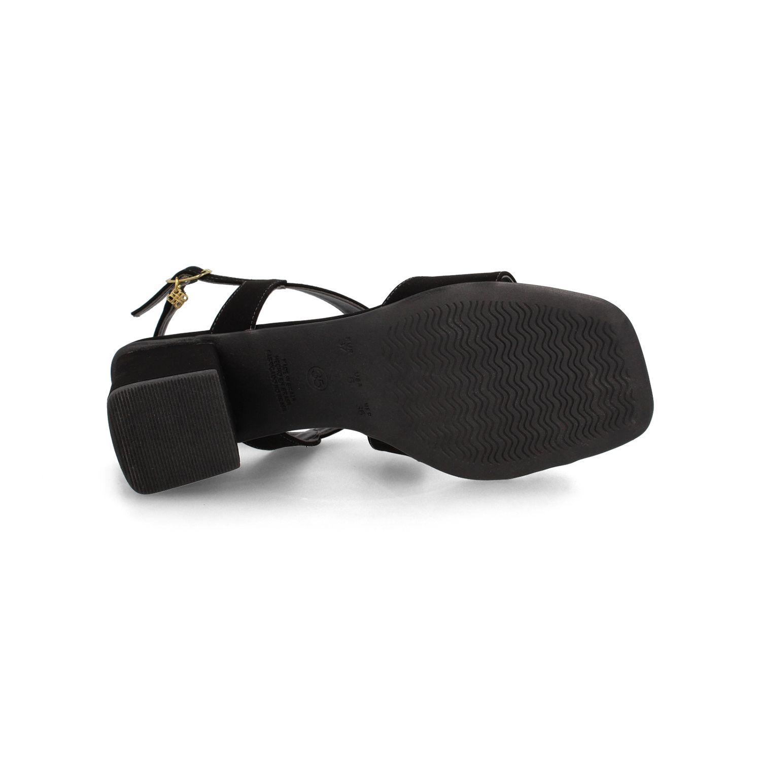 Sandalia Mujer Bata Elegance Negro-4