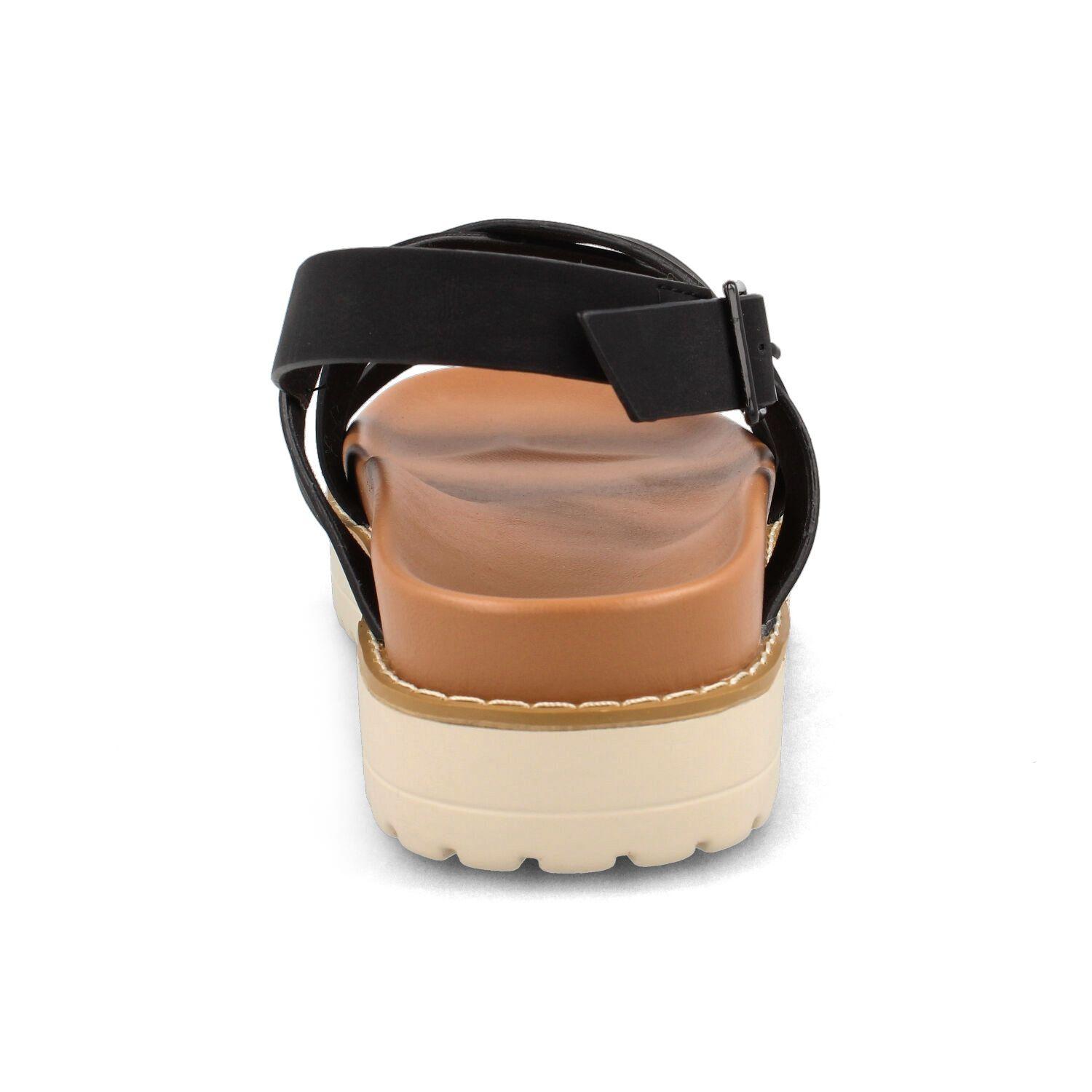 Sandalia Mujer Bata Lunar Negro-2