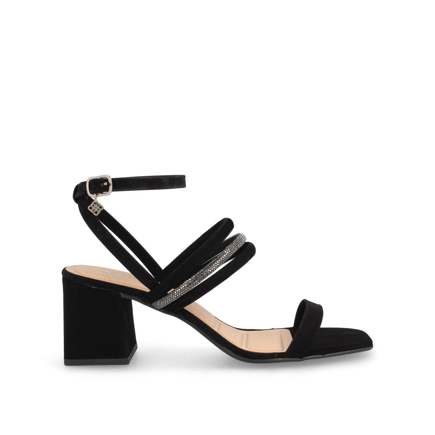 Sandalia Mujer Bata Radiant Negro-0