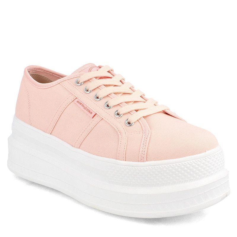 ZAPATILLAS MUJER NORTH STAR PLAT ROSADO-0