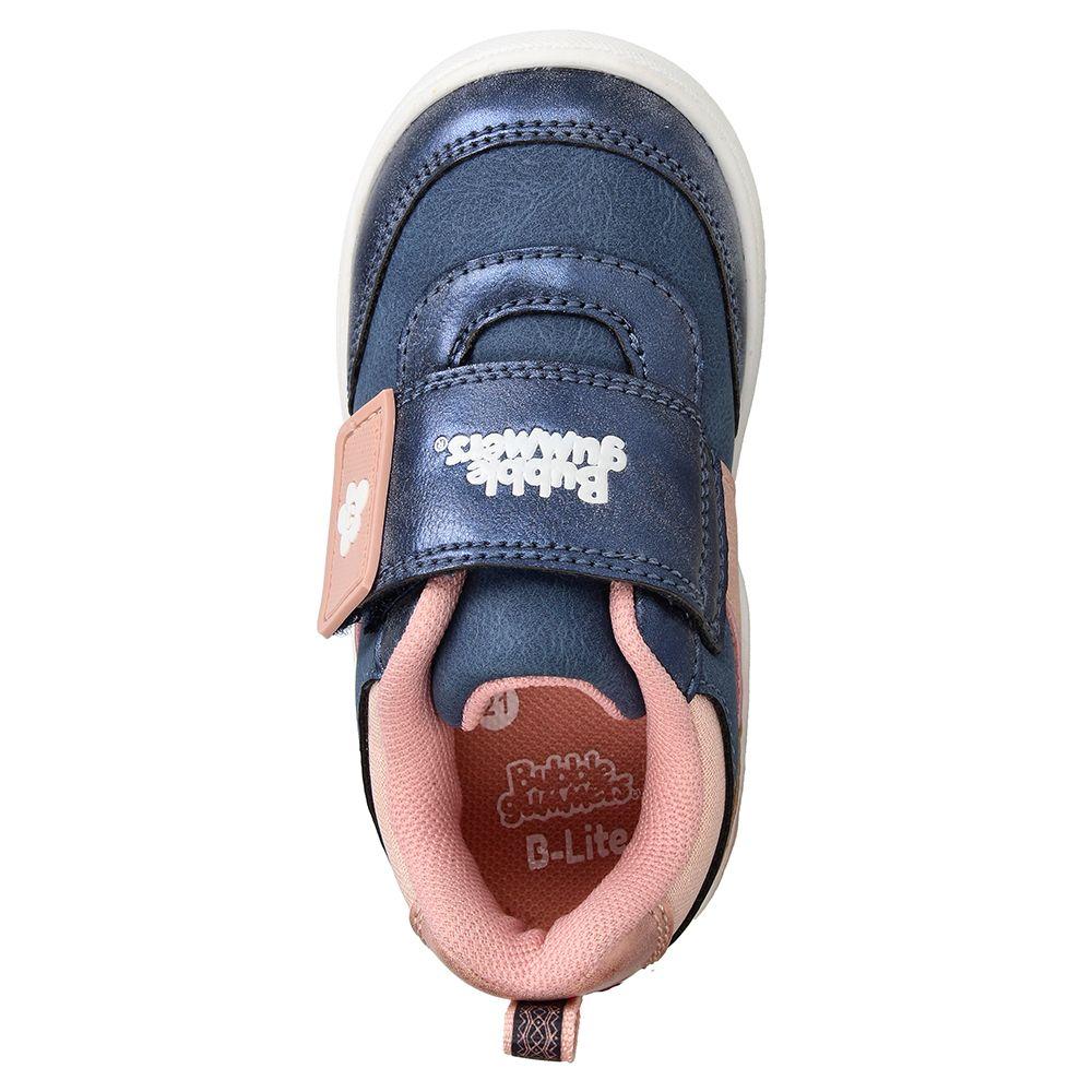 Zapatilla Niña Luces Bubblegummers Tokio Azul Marino-5