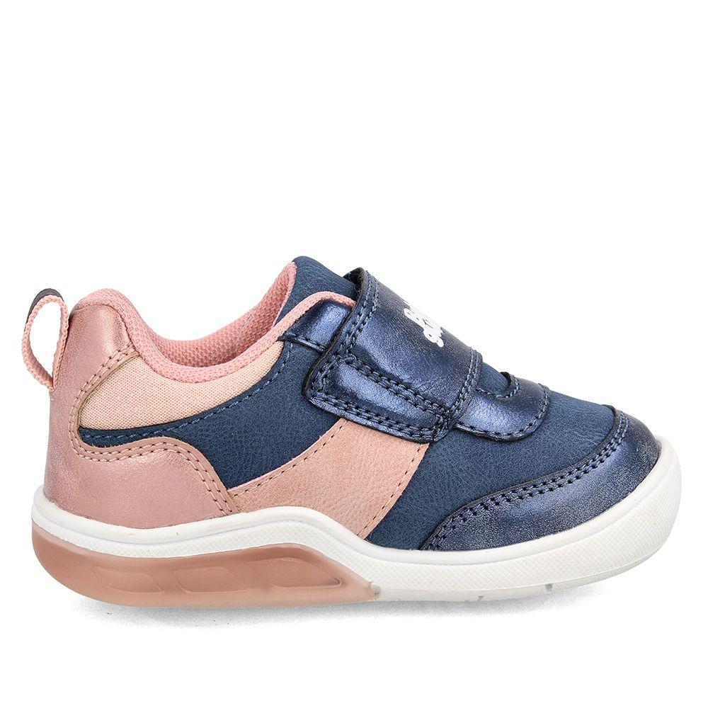 Zapatilla Niña Luces Bubblegummers Tokio Azul Marino-4