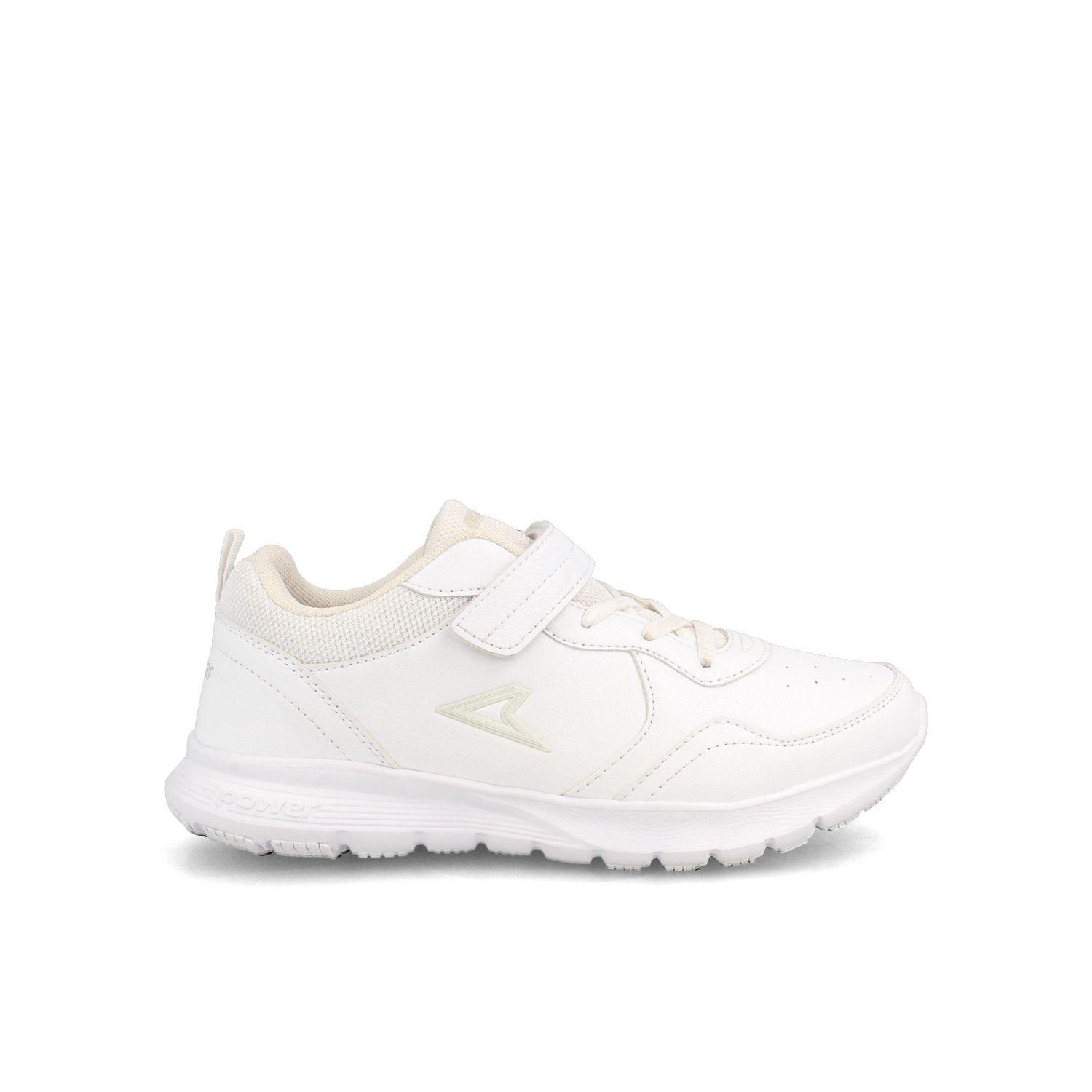 Zapatilla Escolar Unisex Power Zpt Pw Sp Wave Blanco-0