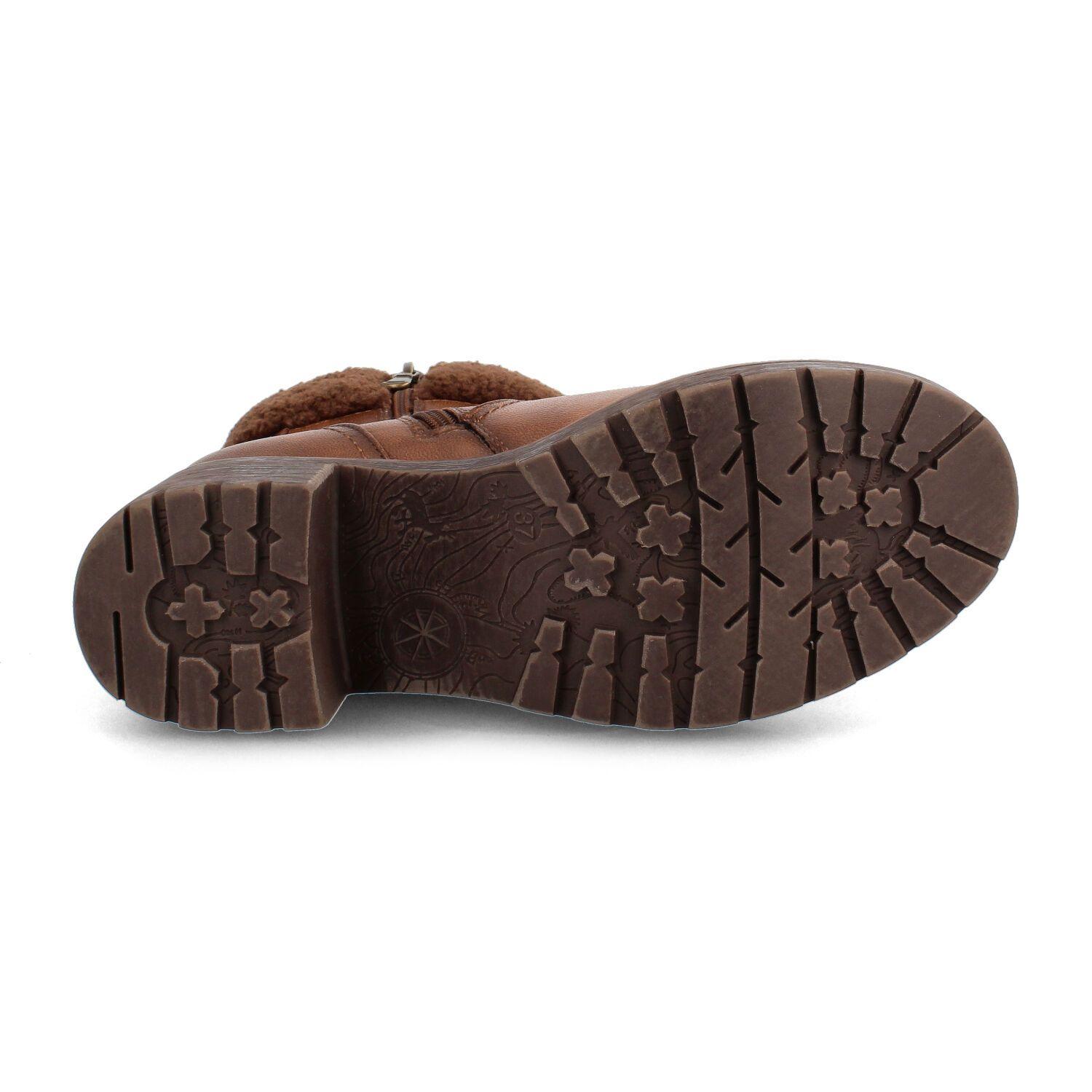 Botín Mujer Bata Trixie Chocolate-4