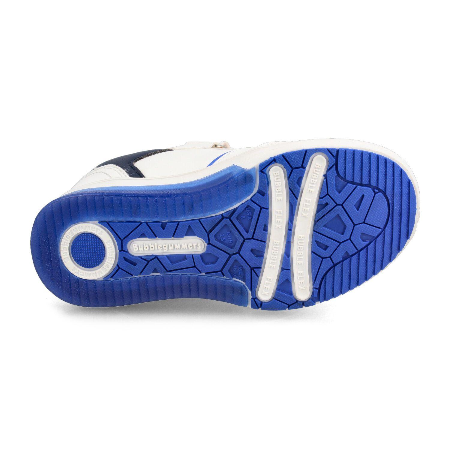 Zapatilla Niño Bubblegummers Neon Blanco-Azul-4