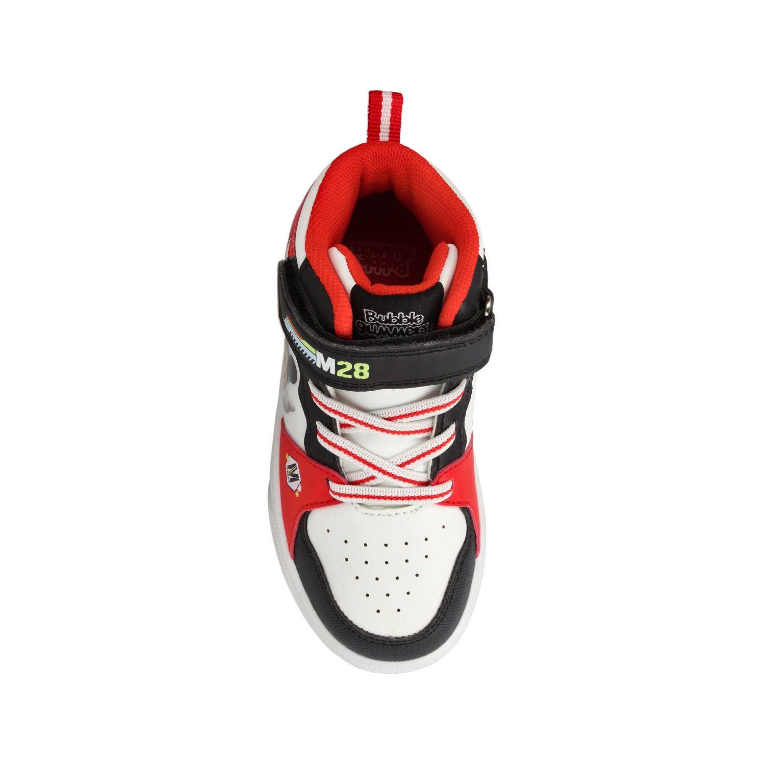 Zapatilla Niño Bubblegummers Mickey Blanco- Rojo-3