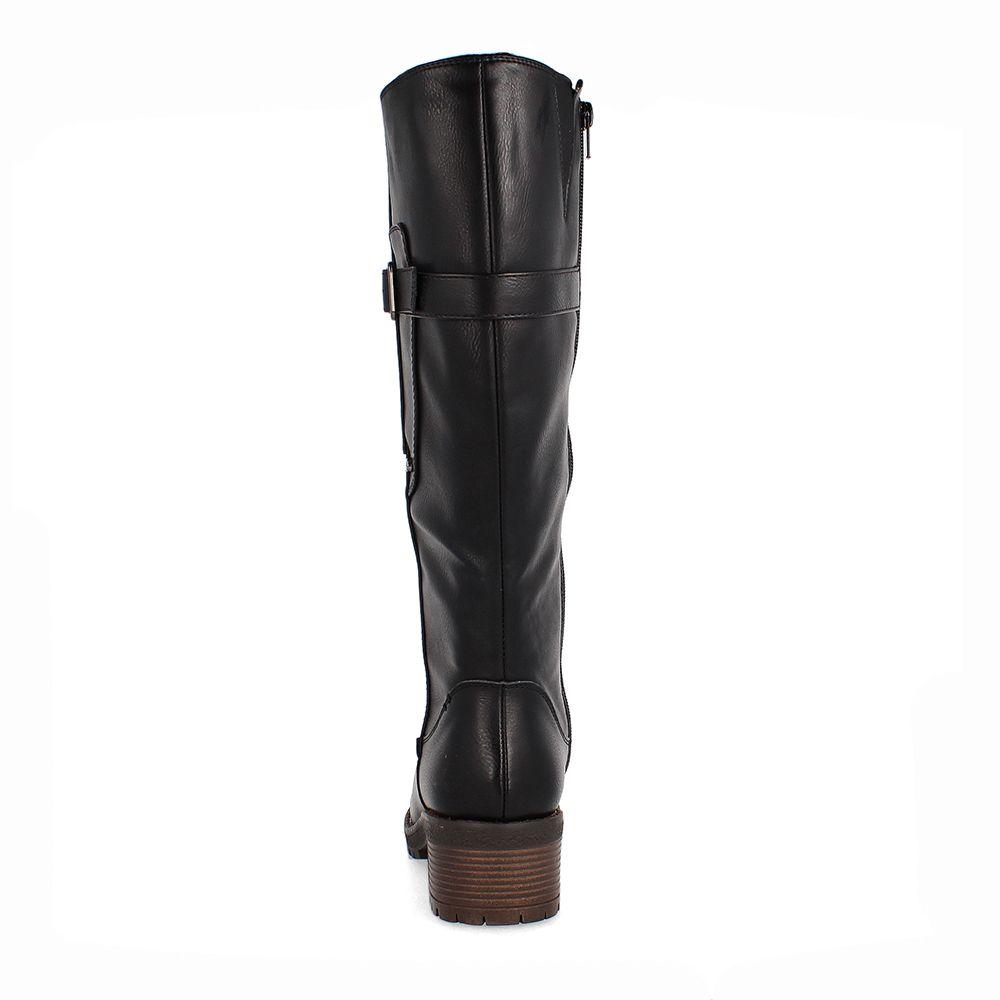BOTA TACO MUJER BATA NEFERET NEGRO-2