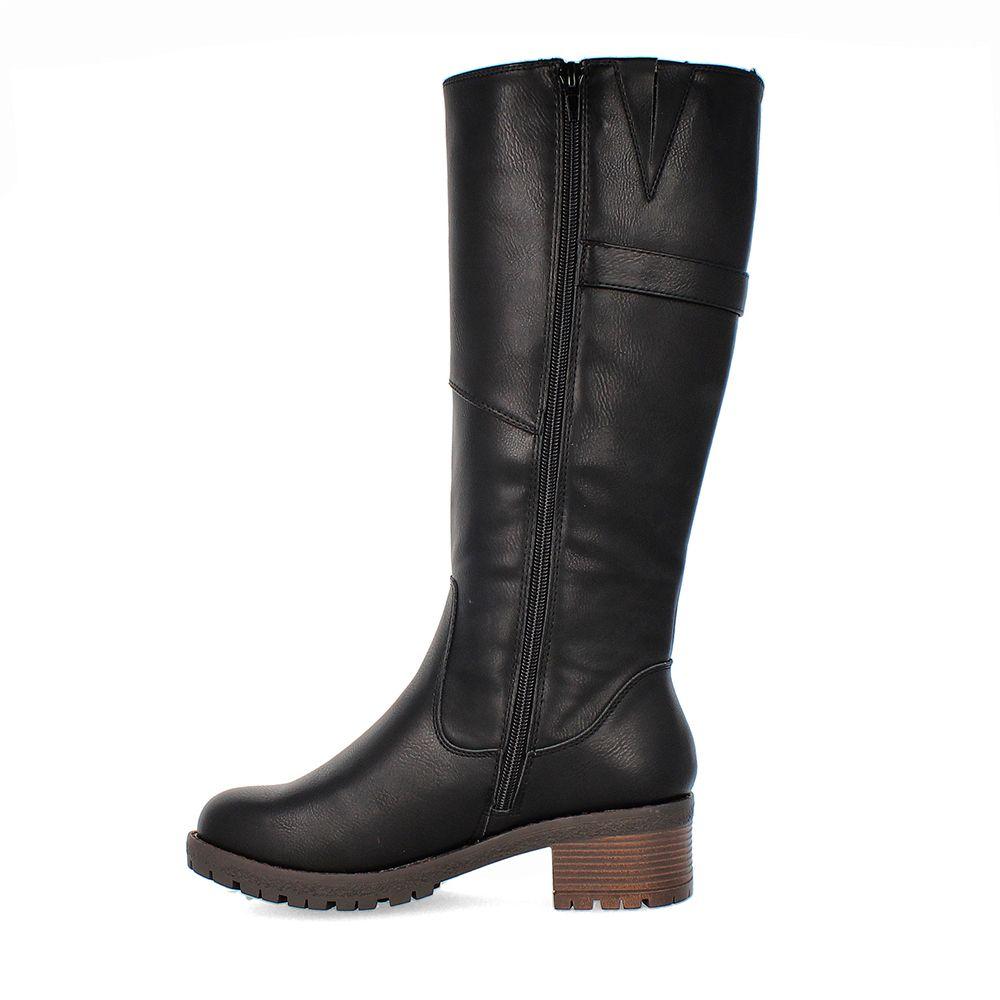 BOTA TACO MUJER BATA NEFERET NEGRO-4
