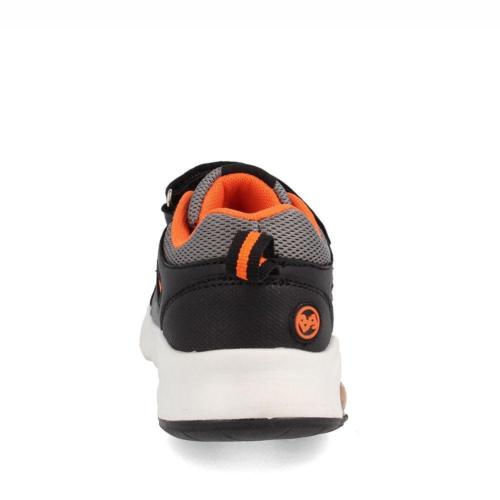 ZAPATILLA NIÑO BUBBLEGUMMERS HARRY BLACK-ORANGE-2
