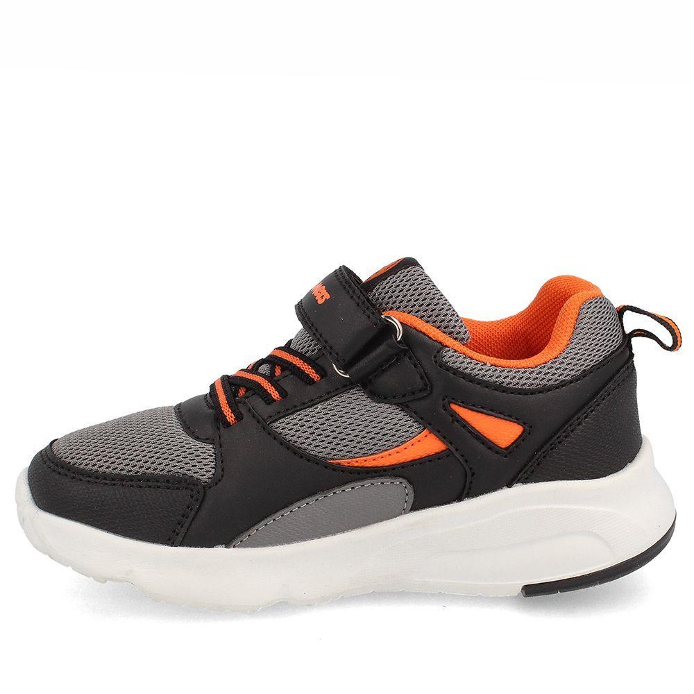 ZAPATILLA NIÑO BUBBLEGUMMERS HARRY BLACK-ORANGE-1