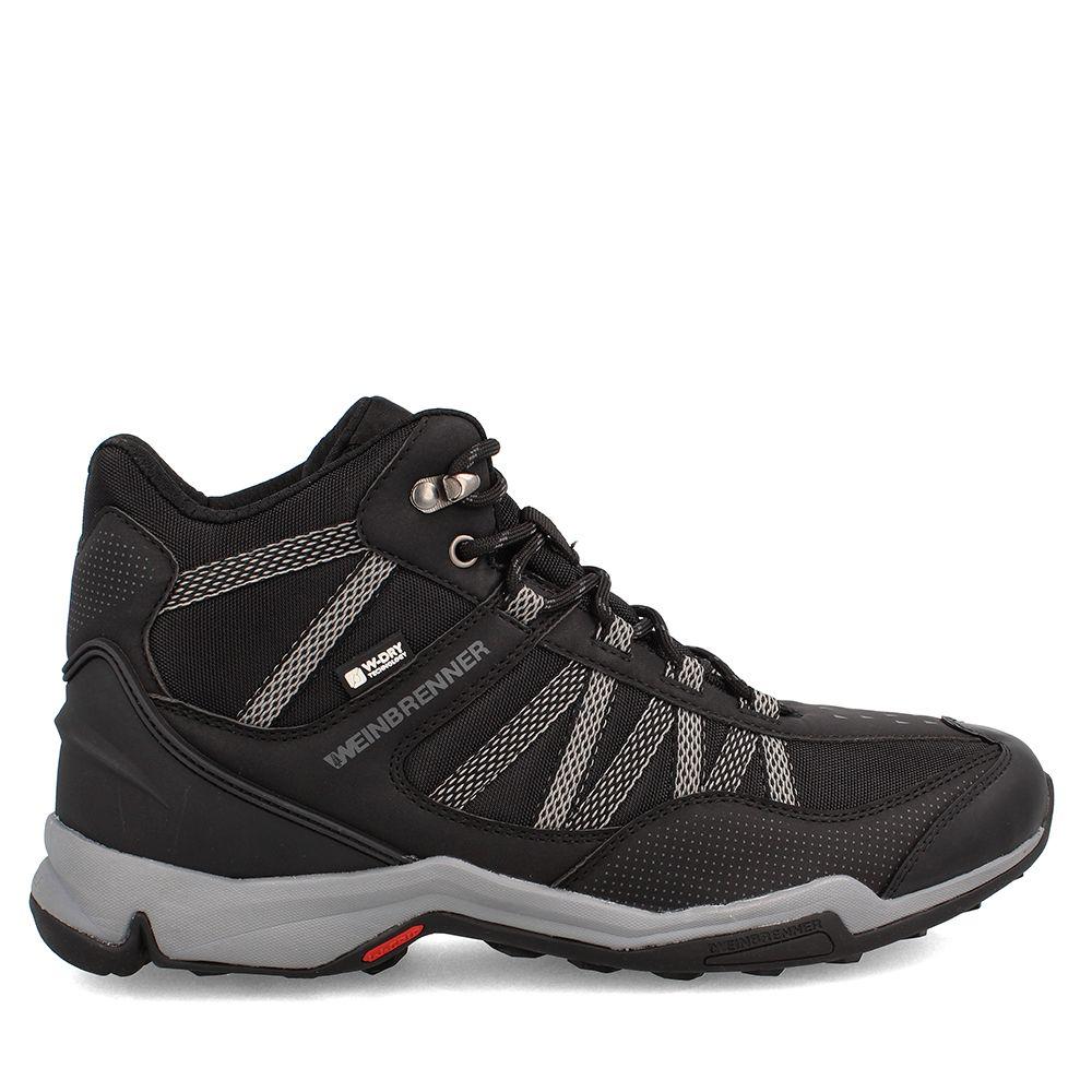 Botín Hombre Weinbrenner Serra Mid Negro-Gris-0