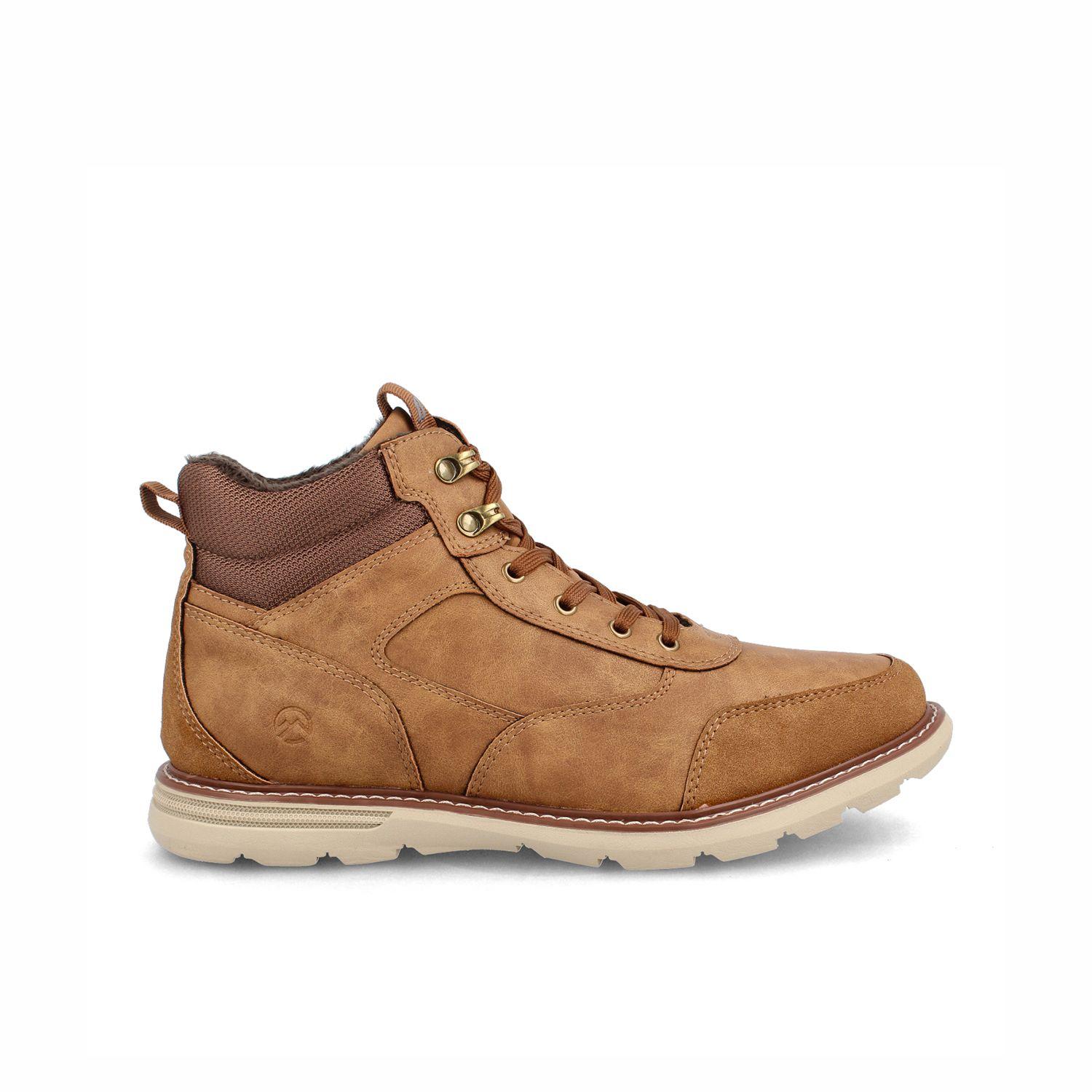 Botín Hombre Bata Sosneado Cafe-0